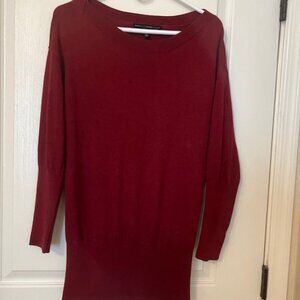 White House Black Market Cranberry Sweater Small